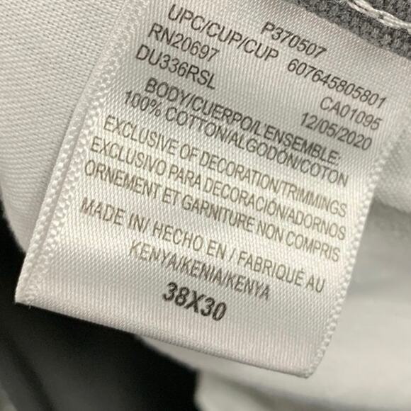 Dickies Men Carpenter Cotton Canvas Workwear Pants Gray Size 38x30 Grunge - Picture 2 of 9